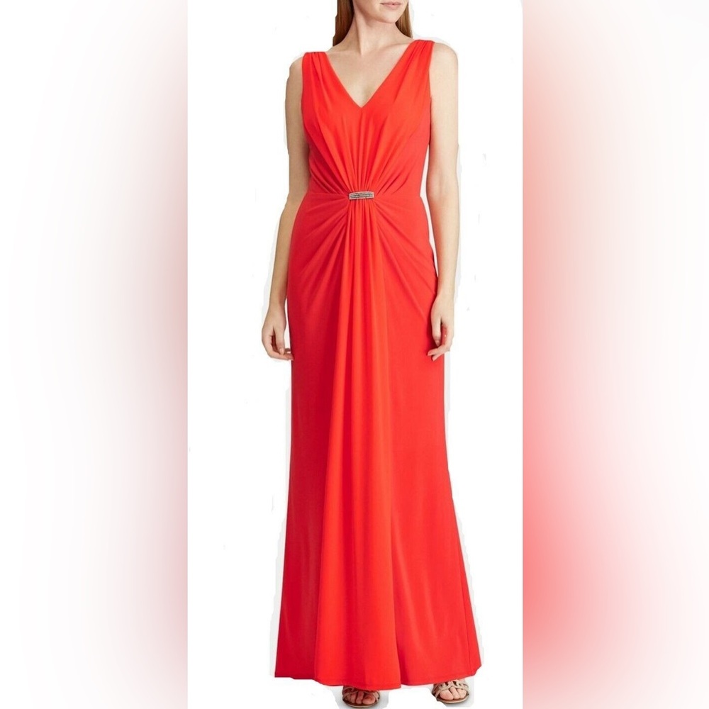 Lauren By Ralph Lauren red gown dress